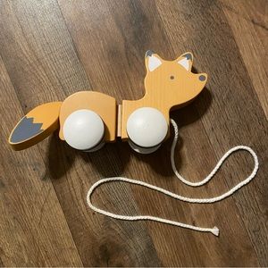 Pottery Barn Kids woodland baby fox pull toy